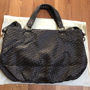 Brown overnight bag